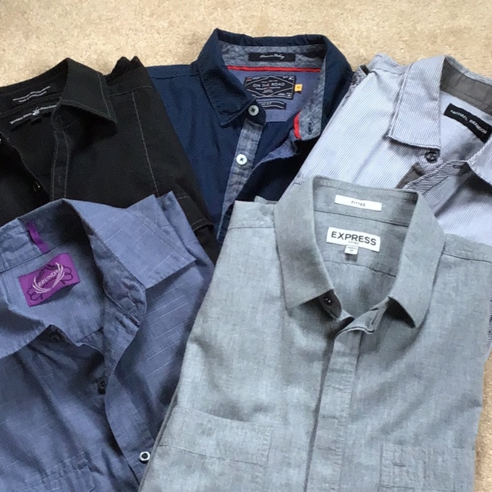 Casual Shirts for Young Man. Size M.